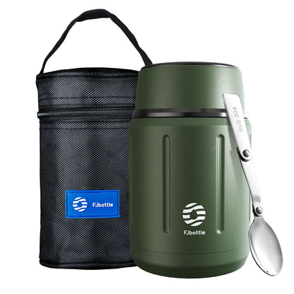 Marmita Térmica a Vácuo FEIJIAN de Aço Inoxidável 316 - 750ml com Colher Grátis