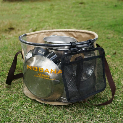 Camping Portable Folding Water Bucket 20L/30L Large Capacity Telescopic Container for Camping, Hiking, Fishing