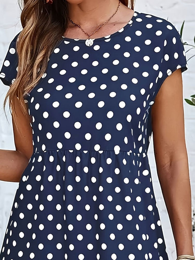 Women Plus Size Woven Spring And Summer Dress