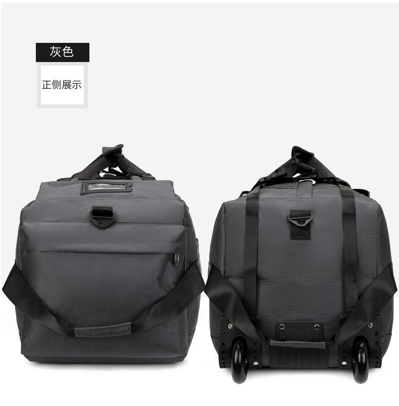 Travel Bag, Large Capacity Handbag, Portable Outdoor Carry-On Luggage, Wheeled Travel Bag, Convenient and Practical Unisex Travel Bag