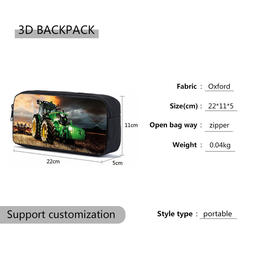 Luxury Popular football 3D Print 3pcs/Set pupil School Bags Laptop Daypack Backpack Inclined shoulder bag Pencil Case