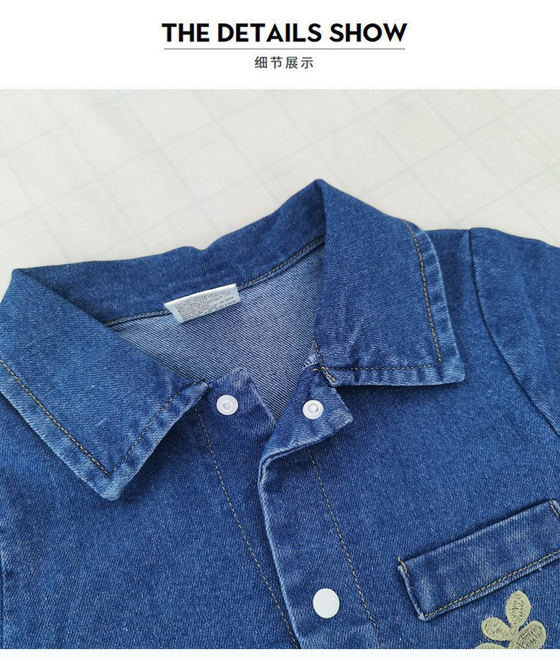 Macacões de Bebê IENENS Roupinhas de Recém-nascidos Macacão Jeans Peça Única 0-18 Meses Menino Menina Roupas Macias Roupas Infantis