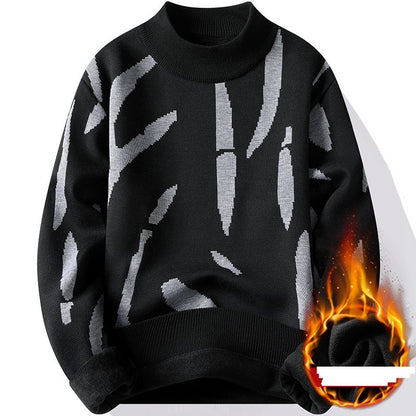 Men New Style Pullovers Warm Knit Sweater Soft Thermal Cardigan Inspired Winter Clothing Plus Size Multi Color Options