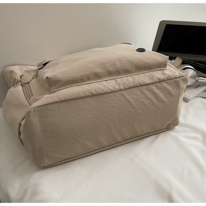 Stylish Nylon Canvas Shoulder Bag for Women Spacious Top Handle Bag Tote Casual  Comfortable and Versatile Texture Commuter Bag