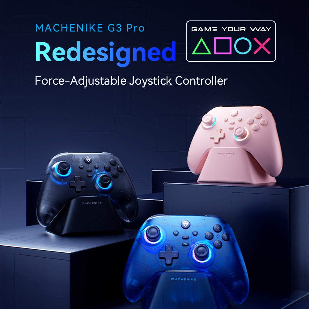 Machenike G3V2 G3Pro PC Gaming Controller Hall Joysticks Hall Effect Gamepad for Nintendo Switch iPhone Android Mobile Phone PC