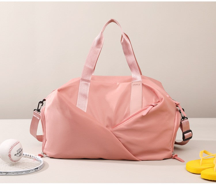 Multifunction Travel Bag Women Sports Gym Fitness Bags Dry and Wet Separation Swimming Shoulder Duffle Handbags Shoes Daypack