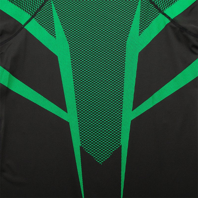 Men's Gym Compression Running Shirt Tight Short Sleeve Sports T-Shirt Fitness Training Workout Breathable Homme Athletic Shirt