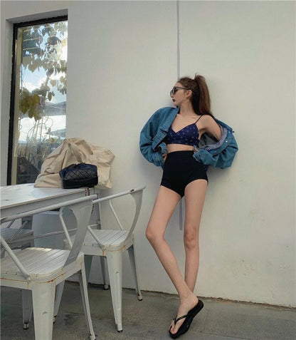 Black Shorts Women Skinny High Waist 5XL Solid Summer New Hot Girl Dancing Hipster K Pop Sexy Club Streetwear Hip Hop Casual Ins