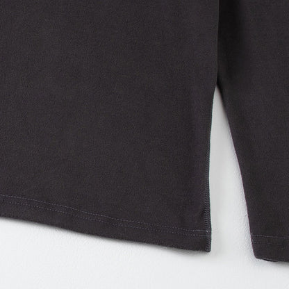 2-piece Autumn/Winter Men's Classic Fashion Basic Warm Underwear Set Loose Large Half High Collar Top T-shirt Elastic Waist Pant