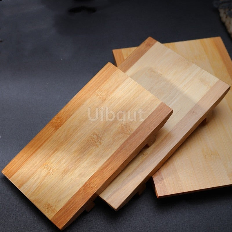 Bamboo Sushi Board boat plate Rectangular Platform Cooking Sashimi basin Japanese Korean Cuisine Tableware Serving Plate Tray