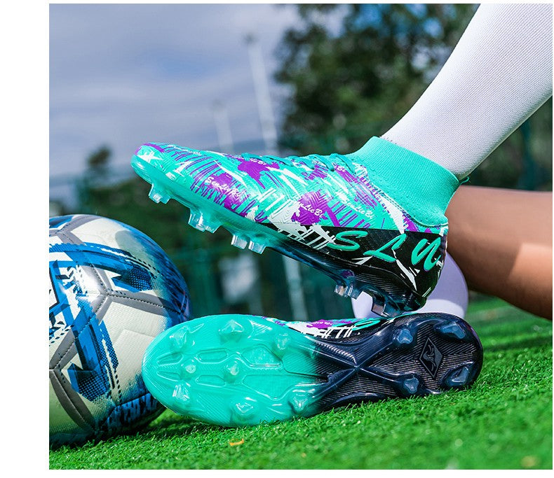 Men's Soccer Shoes Cleats Non-Slip FG Football Boots Men High-quality Match Training Sneakers Futsal Indoor Soccer Boots Boys