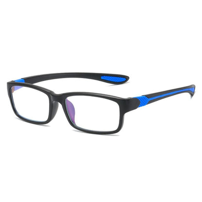 Óculos de Leitura Masculino Feminino Esportivo Antiluz Azul Armação TR90 Preta Vermelha Óculos Para Presbiopia +100 a +400