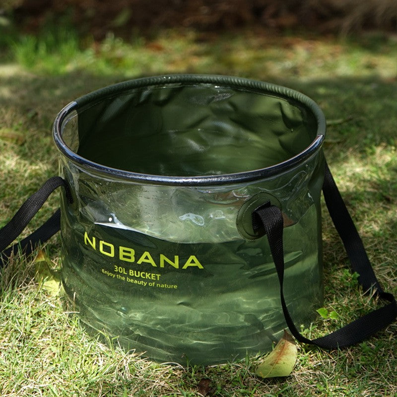 Camping Portable Folding Water Bucket 20L/30L Large Capacity Telescopic Container for Camping, Hiking, Fishing