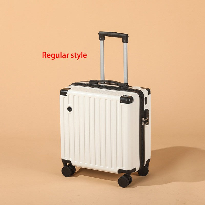 Mala de Bordo Pequena de 18 Polegadas ABS com Múltiplos Compartimentos e Divisória para Molhados e Secos para Viagens a Negócios e Viagens Curtas