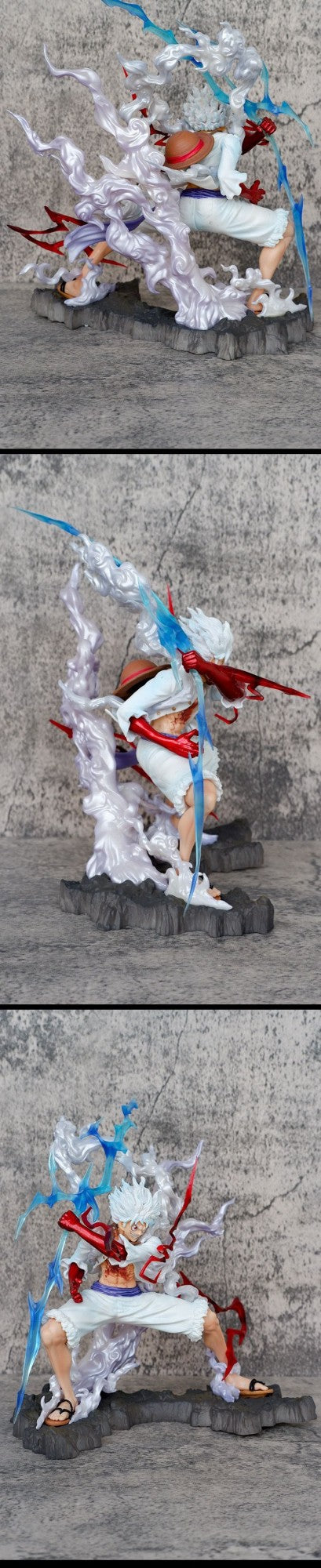 One Piece Luffy Gear 5 Nika Statue Anime Figure Desktop Toy Gift for Boys 28cm Garage Kits