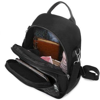 Bolsa quadrada unissex para homens e mulheres mochila pequena de viagem design de vários bolsos mochila escolar simples para estudantes