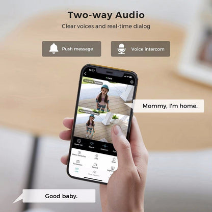 8MP 4K WiFi Camera Dual Lens Dual Screen Wireless Outdoor Surveillance Human Detect Security Protection Two Way Audio PTZ IP Cam