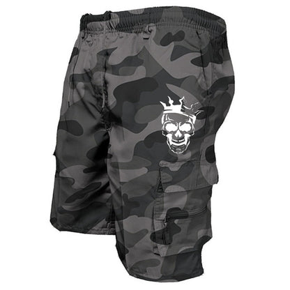 New fashionable multi-pocket men's casual shorts fitness loose casual pants camouflage tactical shorts