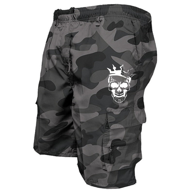 New fashionable multi-pocket men's casual shorts fitness loose casual pants camouflage tactical shorts