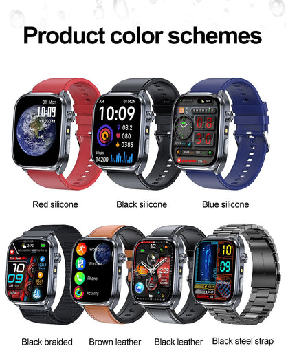 2025 Novo Smartwatch Masculino AI Diagosis ECG Saúde Pressão Arterial Lipídio Ácido Úrico AI-GPT Respostas Inteligentes Saúde Smartwatch Para Homens