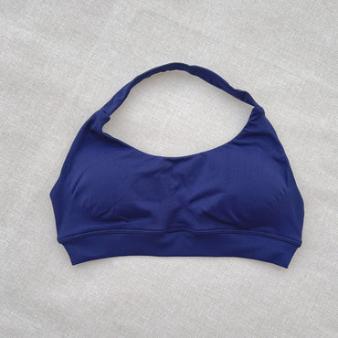 DF halter Neck Woman Sports Crop Bra  Comfortable gym bra Running Bra workout Sportswear