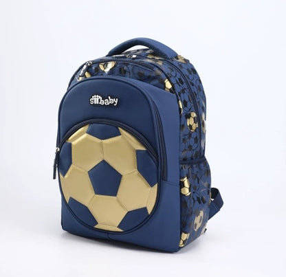 Mochila Infantil Menino Futebol Escolar Anime para Crianças Adolescentes Viagem Mochila Escolar