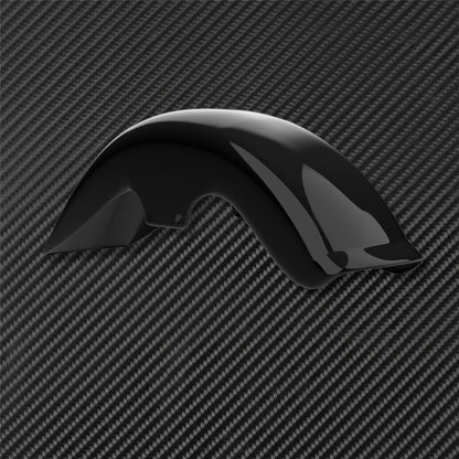 Para-lama dianteiro de plástico ABS preto brilhante para motocicleta Harley Softail 2006-2017 Fat Boy Special FLSTF 1450