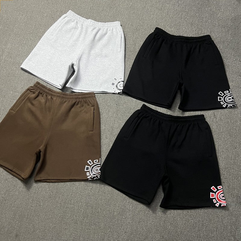 ADWYSD Shorts Sun Roll Basic Printed Drawstring Shorts American Casual Men Women's Basketball Short Pants