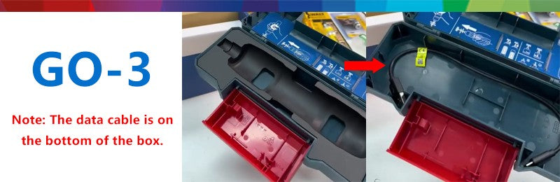 Parafusadeira sem fio BOSCH GO 3 3.6V Bateria de íon de lítio Recarregável Furadeira sem fio com caixa Conjunto de ferramentas profissionais Bosch go3