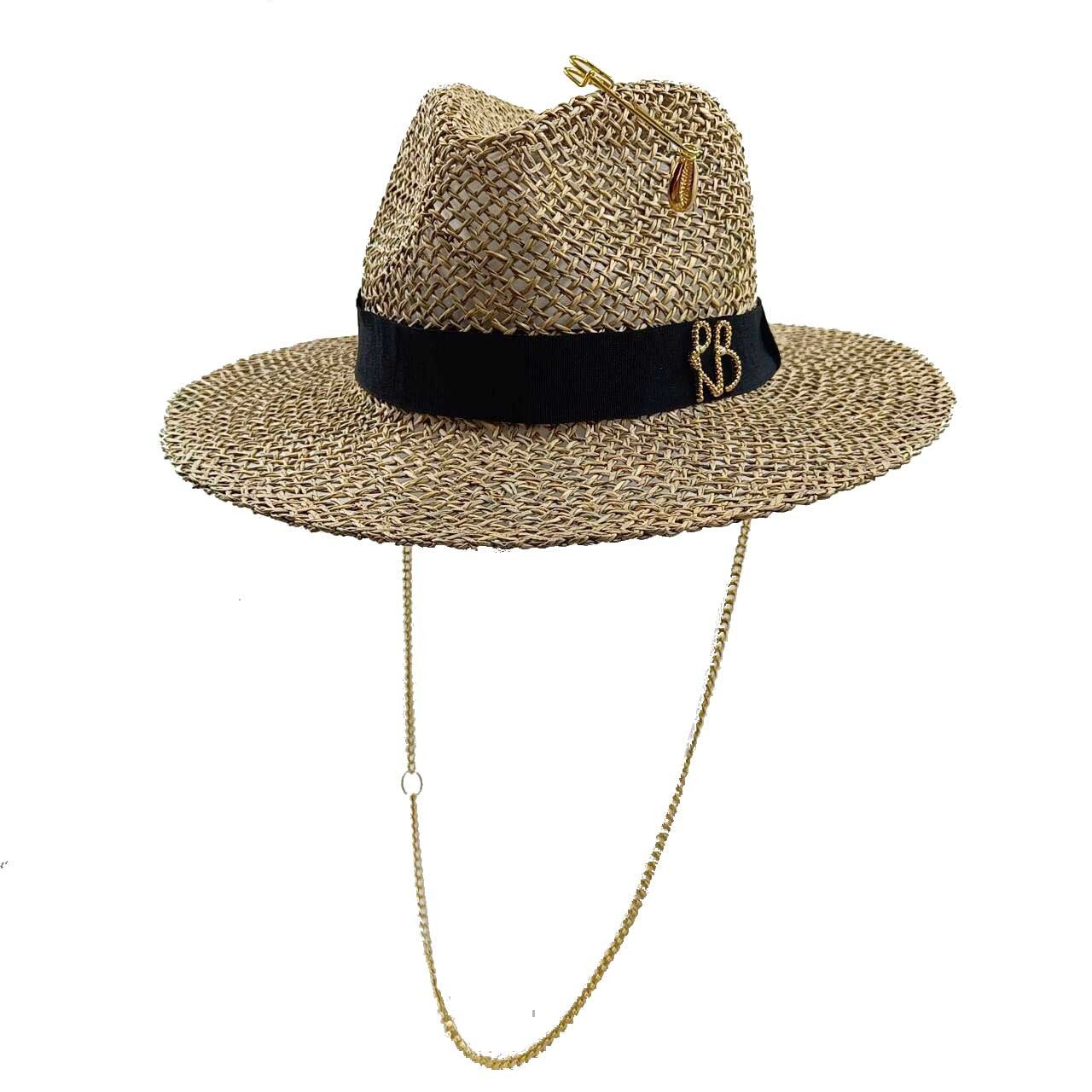 2024 Summer Straw Hat Beach Hat Women's Seaside Sun Hat Vacation Bow Ribbon Flat Top Big Brim Straw Hat praia ??