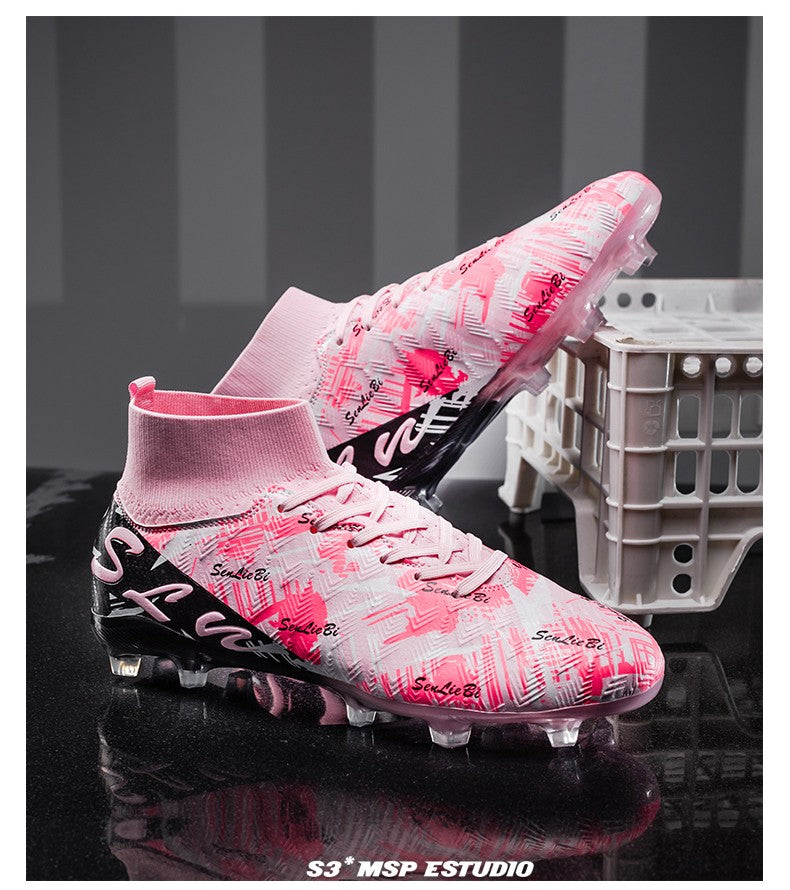 Men's Soccer Shoes Cleats Non-Slip FG Football Boots Men High-quality Match Training Sneakers Futsal Indoor Soccer Boots Boys