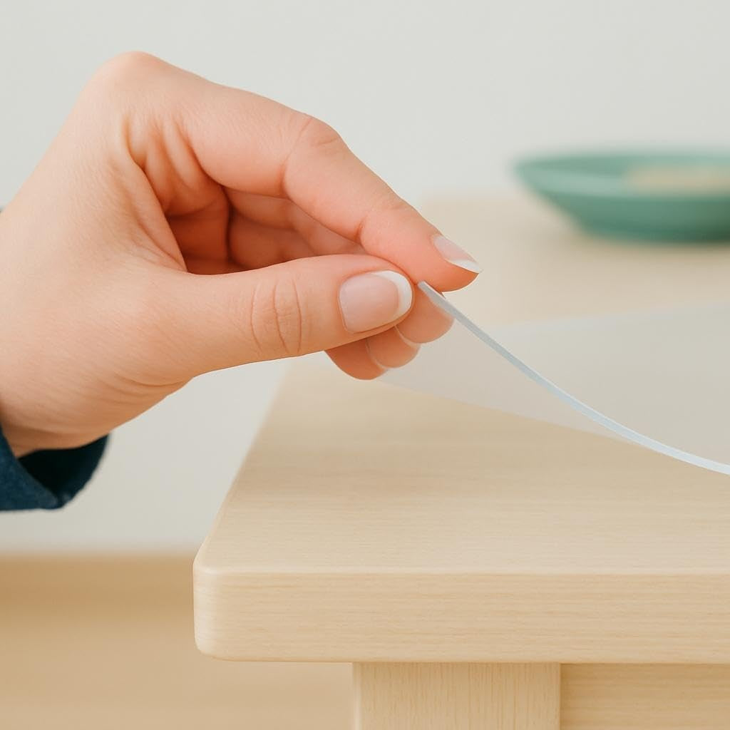 1.5mm Thick Clear Table Protector, Clear Table Cover Protector, Plastic Table Cover, Clear Desk Mat Desk Pad, Desk Protector Mat