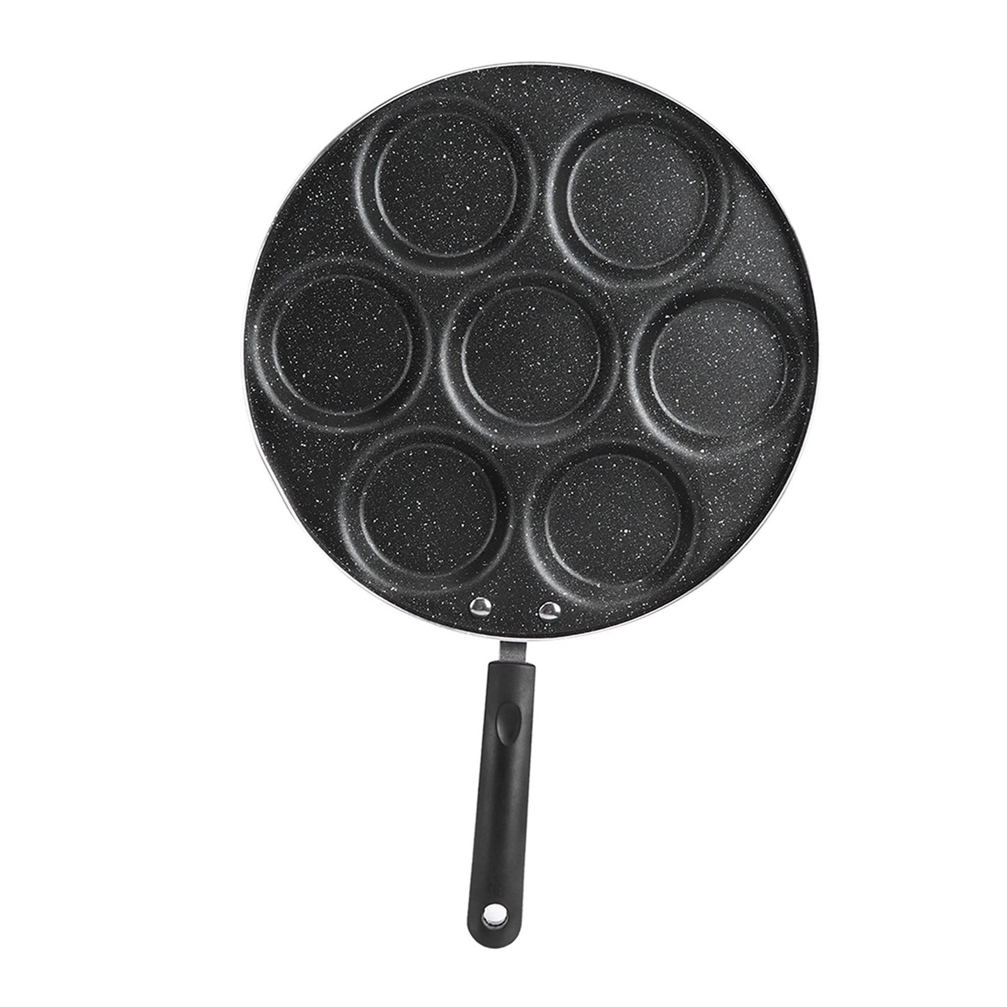 7 Holes Frying Pan Non Stick Fried Eggs Cooking Pan Burger Mold Household Kitchen Cookware