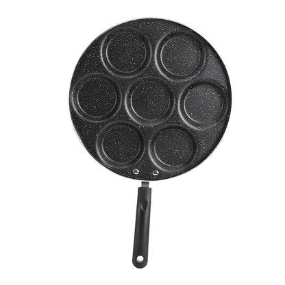 7 Holes Frying Pan Non Stick Fried Eggs Cooking Pan Burger Mold Household Kitchen Cookware