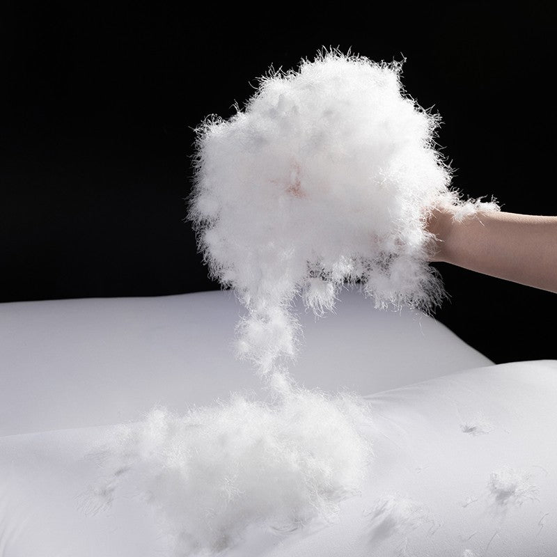 95% Pure Goose Down Pillow 1200TC Anti - Drill Pima Fabric 1000 Cleanliness 1000+ Loft Multiple Sizes (50x70cm etc.)
