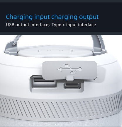 NATFIRE LV10 Rechargeable LED Camping Lantern Up to 230 Hours Camping Lighting Fixture Portable Emergency Light with Magnet Base