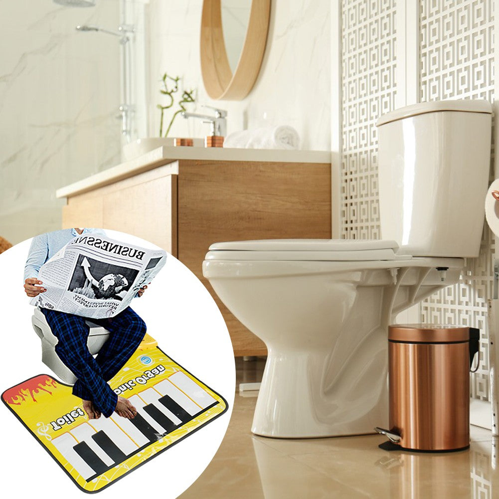 Tapete de Música para Banheiro em Casa, Tapete Criativo com Som de Piano, Almofada Musical Engraçada para o Chão do Piano, Tapete Antiderrapante para Banheira