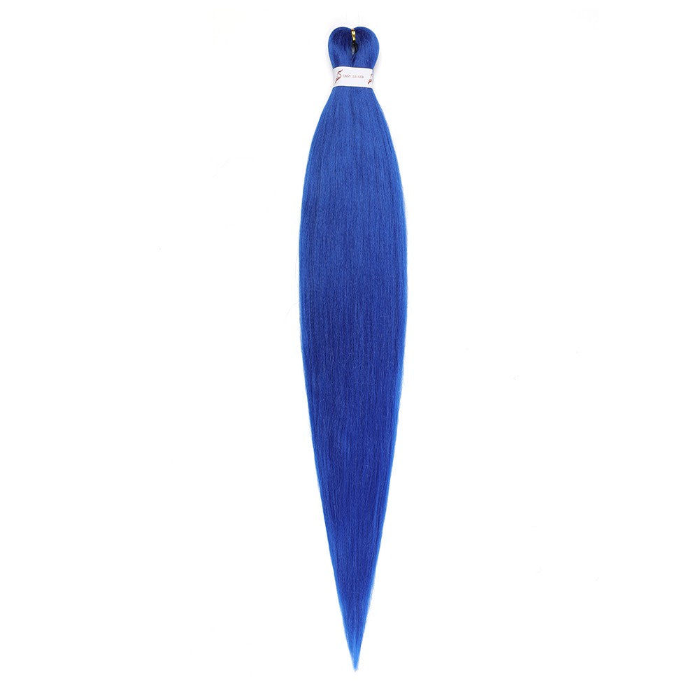 Cabelo Sintético Trançado Pré-esticado Profissional Sem Coceira Fibra Que Sela Em Água Quente 30'' Ombre Textura Yaki Extensões de Cabelo para Trança