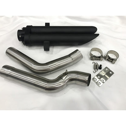 For Honda CBR1000RR 2004-2007 05 Exhaust System Black Muffler Tips Mid Link Pipe Exhausts Pipes