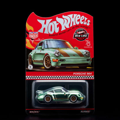 Original Hot Wheels Rlc Elite64 Red Line Club Hottest Metal Cars In The World Benz 300sl Porsche 964 Car Model Collection Toys