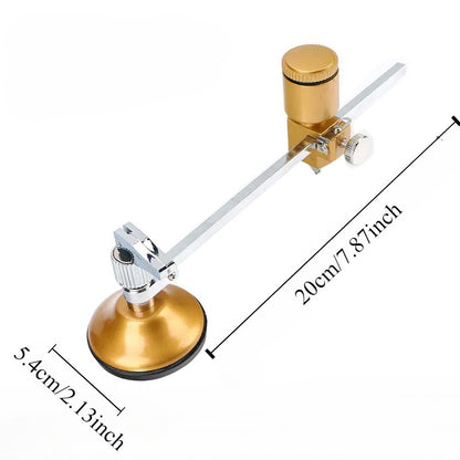 Ferramentas de construção profissionais para corte de vidro em cerâmica, cortador de vidro tipo bússola, cortador manual de porcelana com diamante
