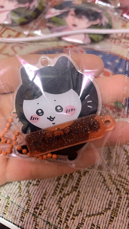 New Jiyi Ckw Korean Halloween Peripheral Creative Hachiware Acrylic Keychain Decoration Usagi Bag Pendant Friend Gift