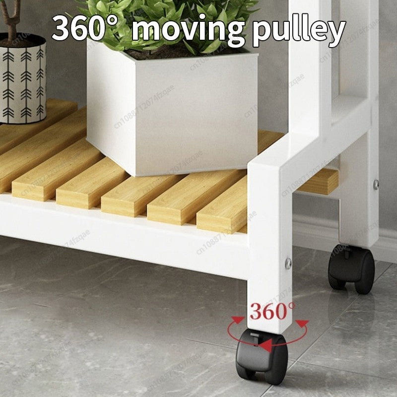 Floor-standing Plant Stand, Flower Stand, Flower Shelf, Planter Rack, Storage Organizer, Display  Garden, Balcony, 2, 3, 4Tier