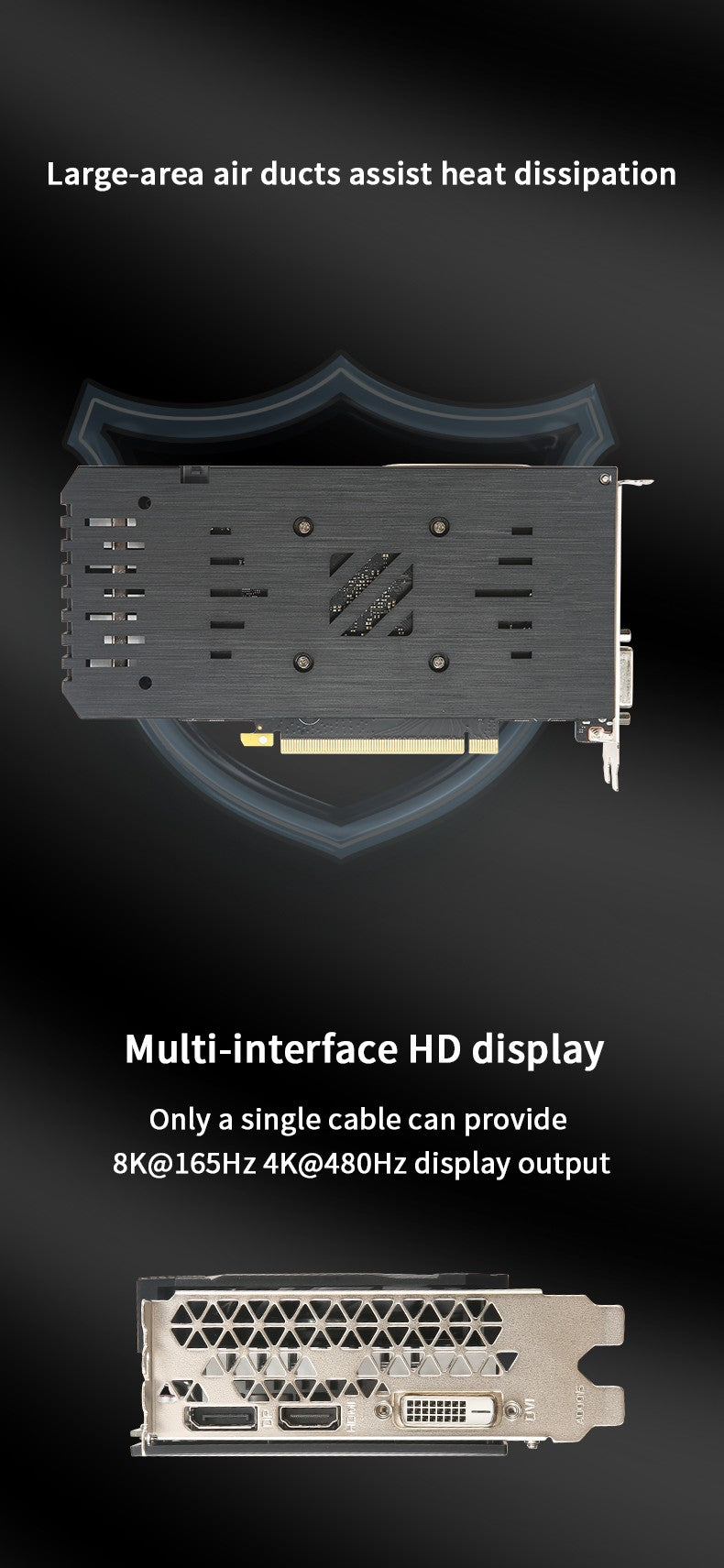 Placa de Vídeo VEINEDA RTX3050 8GB GDDR6 128bit para Computador RTX 3050 8GB Gaming PC rtx 3070 DP*HDMI -compatível