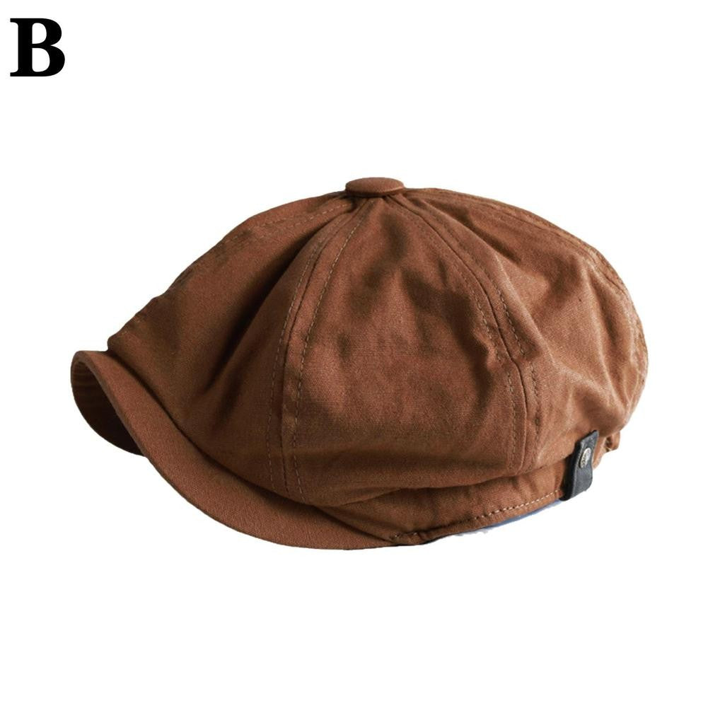 Men Retro Beret British Hat Wool Blend Vintage Herringbone Tweed Men Casual Newsboy Hat Flat Cap British Style Newsboy Cap 2026