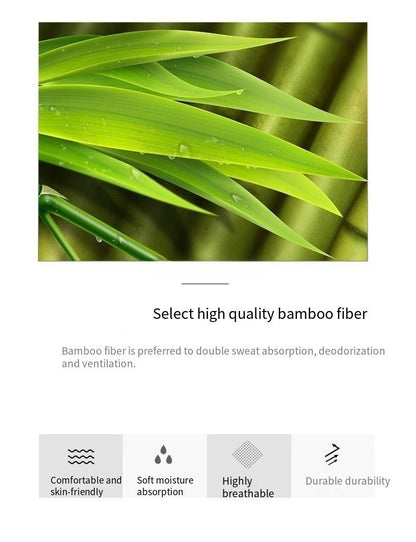 10 Pair Men's Bamboo Socks Anti-bacterial And Anti-odour Soft Business Socks Wearable And Breathable Casual Socks For Men