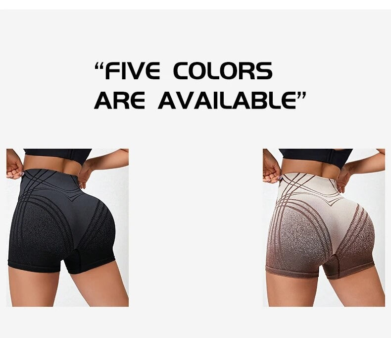 High Waist Seamless Gym Shorts for Women Mesh Breathable Compression Tummy Control Workout Athletic Exercise Seamless Shorts