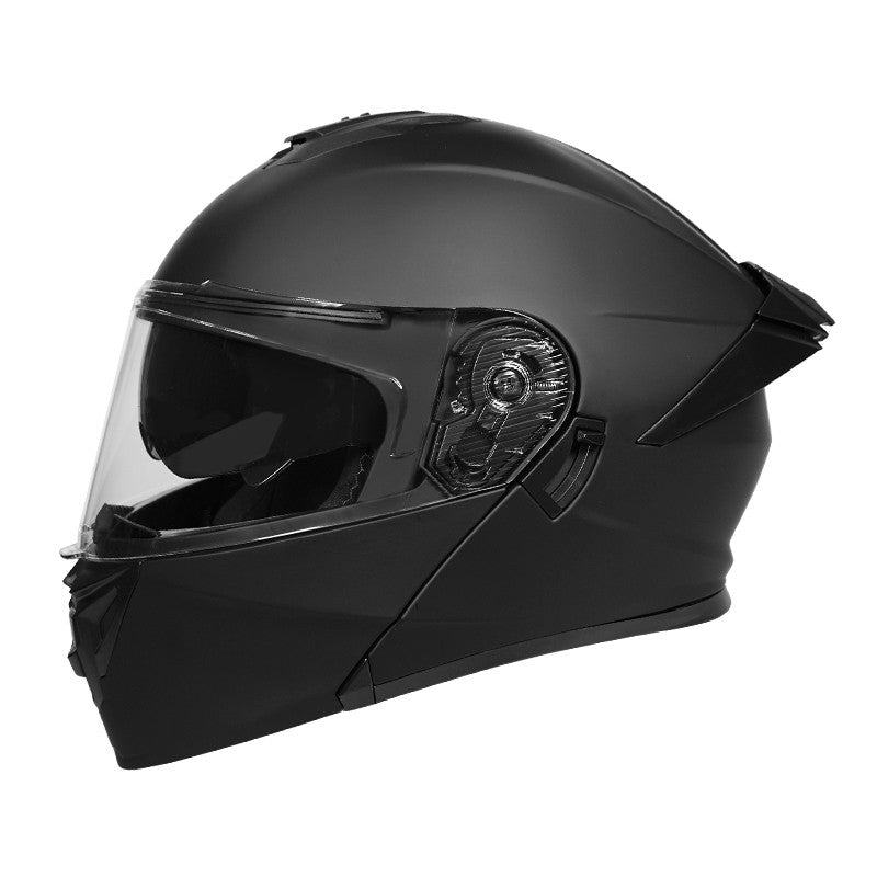 Capacete de motocross personalizado com lentes duplas elegantes para ambos os sexos, certificado pelo DOT e material ABS