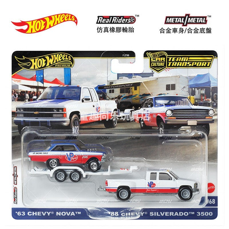 2025 New Genuine Mattel Hot Wheels 1:64 Team Transport 2024 FLF56 D Mix 4 1/64 Collection Diecast Vehicle Models Toys Kids Gifts