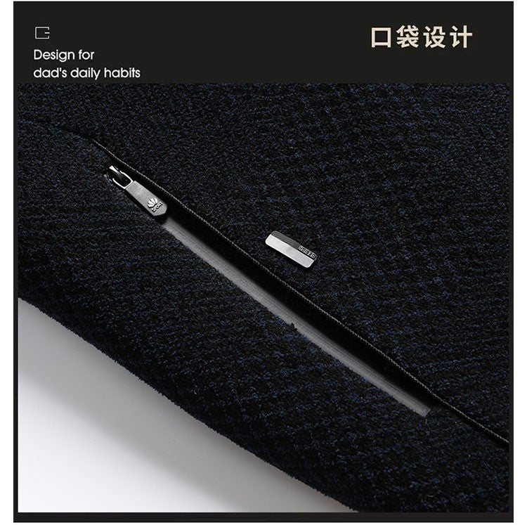 2024 New style Men's Woolen Coat Winter Classic Casual Overcoat Mens high quality Thicken trench coat men full size M-4XL